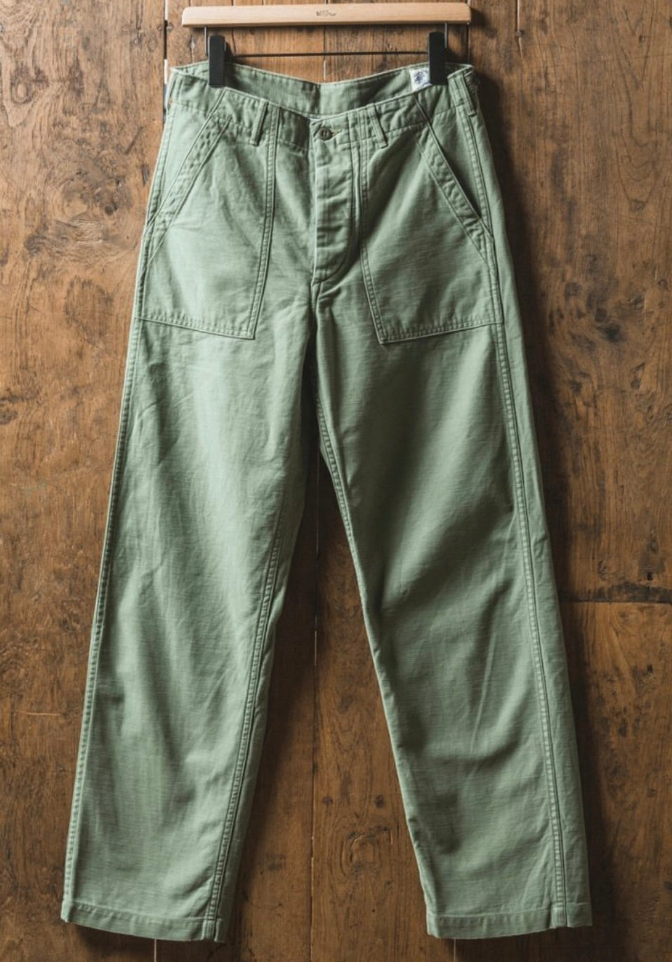 orSlow Army Trouser オアスロウ New Yorker Pants in Army Ripstop – Blue Owl Workshop