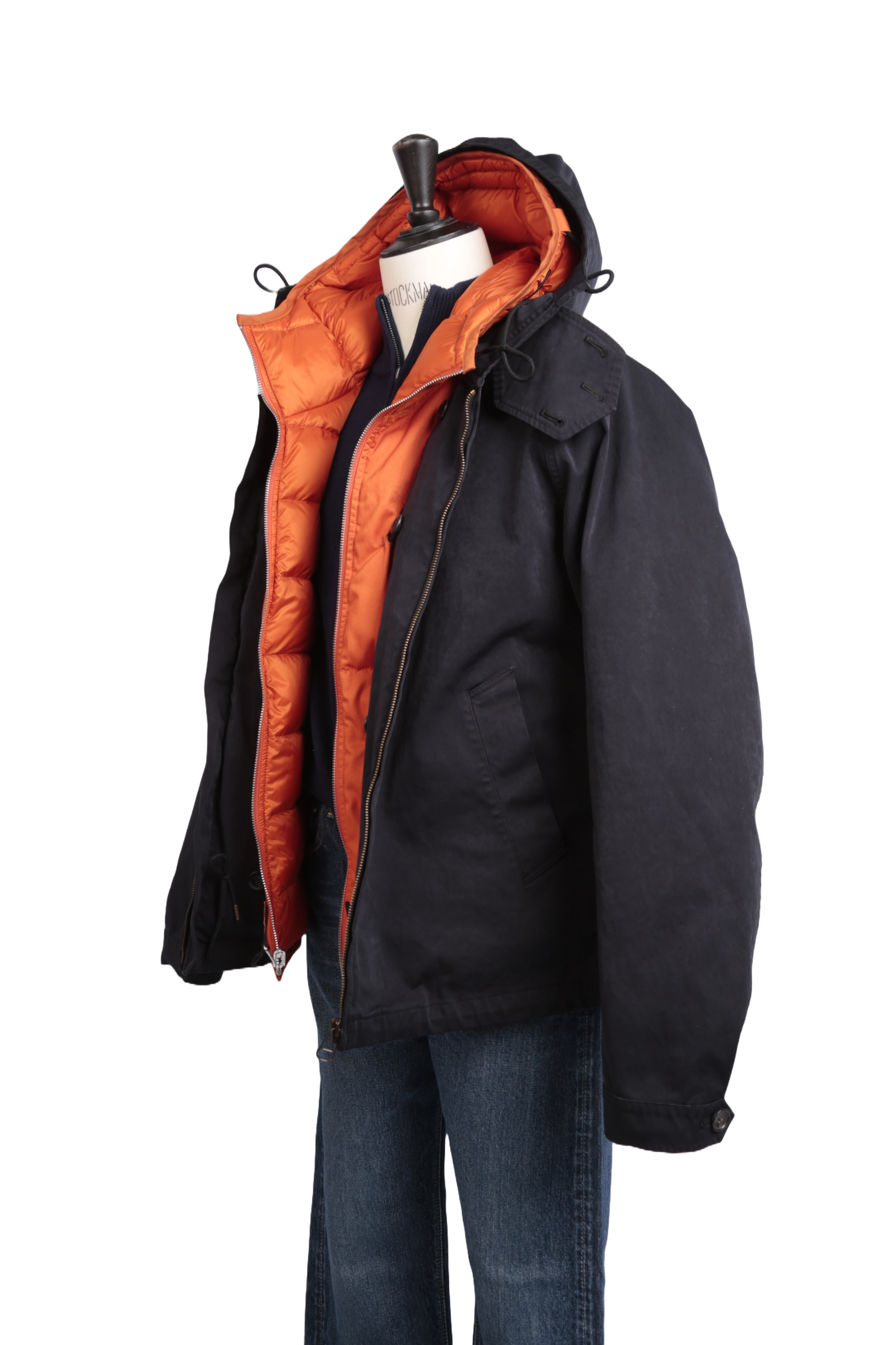 Ten-c down liner オレンジ系 46 ダウンライナー テンシー